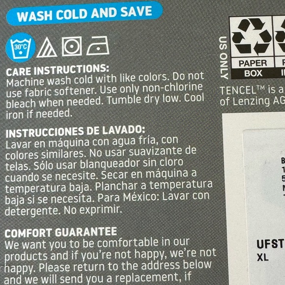 Hanes Men’s Ultimate Tagless Trunks Comfort Flex Fit Box of 4 Sz XL - Picture 5 of 8